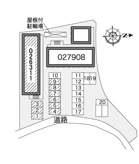 枚方市招提南町２丁目 月極駐車場